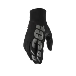 100%, HYDROMATIC WATERPROOF HANDSKAR, VUXEN, SVART
