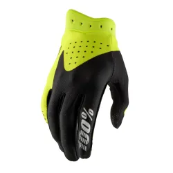100%, ITRACK Handskar Black/Flo Yellow, VUXEN, SVART NEON GUL