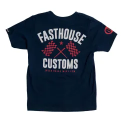 Fasthouse, Youth 68 Trick Tee, Midnight, BARN