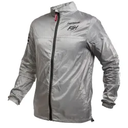 Fasthouse, Tracker Packable Windbreaker, Light Gray, VUXEN