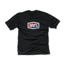 100%, TEE-SHIRT OFFICIAL, VUXEN, SVART
