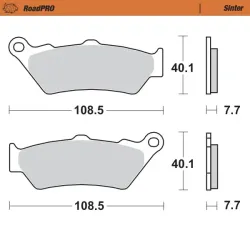 Moto-Master, Bromsbelägg RoadPRO Sinter, FRAM