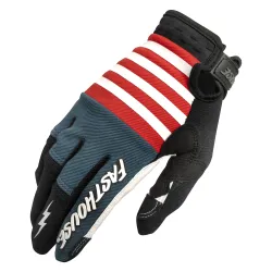 Fasthouse, Handskar, Speed Style Omega, VUXEN, S, BLÅ RÖD