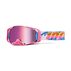 100%, ARMEGA Glasögon Lefreak - HiPER Pink Mirror Lens, VUXEN