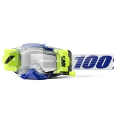 100%, ARMEGA FORECAST Glasögon Blue - Clear Lens, VUXEN