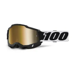 100%, ACCURI 2 Glasögon Blck001 - True Gold Mirror Lens