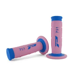 Progrip, 791 Dual Density Half Waffle Gummihandtag, BLÅ ROSA
