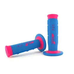 Progrip, 791 Dual Density Half Waffle Gummihandtag, BLÅ ROSA