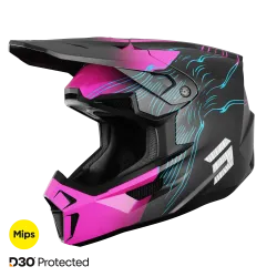 Shot, HJÄLM LITE VOLT PINK MATT, VUXEN