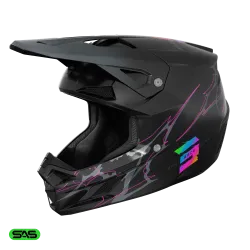 Shot, HJÄLM SPEED RAC BLACK PEARLY, VUXEN