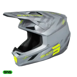 Shot, HJÄLM SPEED TIGER GREY MATT, VUXEN
