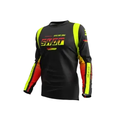 Shot, TRÖJA DEVO BLOCK, VUXEN, SVART NEON GUL