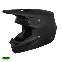 Shot, HJÄLM SPEED SOLID BLACK, MATT, VUXEN