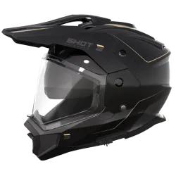 Shot, HJÄLM TREK MAX VISION RALLY BLACK SAND, GLOSSY, VUXEN