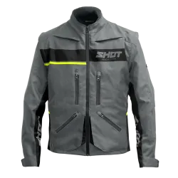 Shot, JACKA CONTACT ASSAULT 2.0 GREY NEON YELLOW, VUXEN