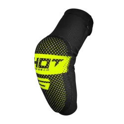 Shot, ARMBÅGSKYDD AIRLIGHT BLACK NEON YELLOW, VUXEN