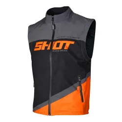 Shot, Jacka BODYWARMER LITE, VUXEN, GRÅ NEON ORANGE