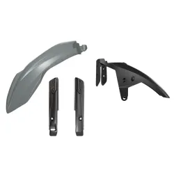 Rtech, Hög Framskärm Kit + Gaffelbensskydd, GRÅ