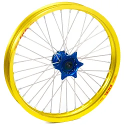Haan Wheels, Komplett Hjul, FRAM, 19", BLÅ GUL
