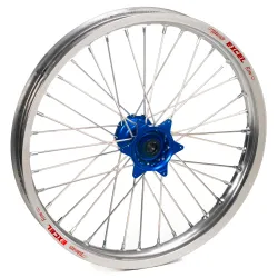 Haan Wheels, Komplett Hjul, FRAM, 21", BLÅ SILVER